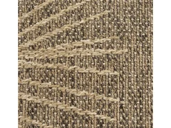 the carpet Alfombra Kansas Exterior Interior Aspecto Yute Palma Resistente intemperie - Naturaleza - 80 x 250 cm Color natural claro Clearance
