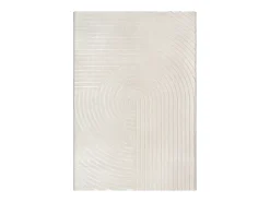 the carpet Alfombra Knight 3D Brillante Moderno, , 80 x 150 cm Beige