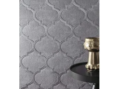 the carpet Alfombra Knight 3D Brillante Marroquí Diseño, , 160 x 230 cm Gris Hot