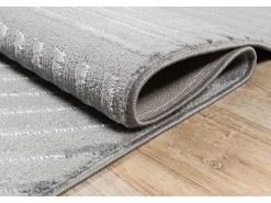 Discount the carpet Alfombra Knight 3D Brillante Moderno, , 140 x 200 cm Gris