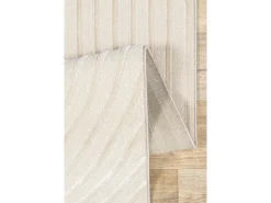 the carpet Alfombra Knight 3D Brillante Moderno, , 120 x 170 cm Beige
