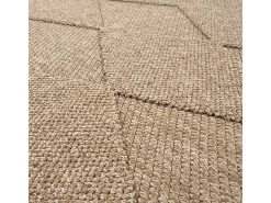 Sale the carpet Alfombra Kos exterior moderna rombos, Naturaleza, 240 x 340 cm Beige