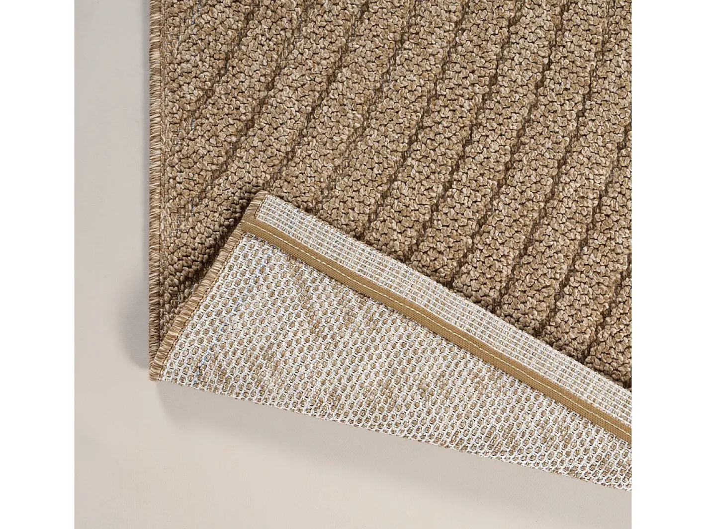 the carpet Alfombra De Exterior-Alfombra Kos exterior moderna, Naturaleza, 120 x 160 cm Beige