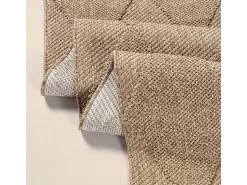 Discount the carpet Alfombra Kos exterior moderna rombos, Naturaleza, 200 x 280 cm Beige