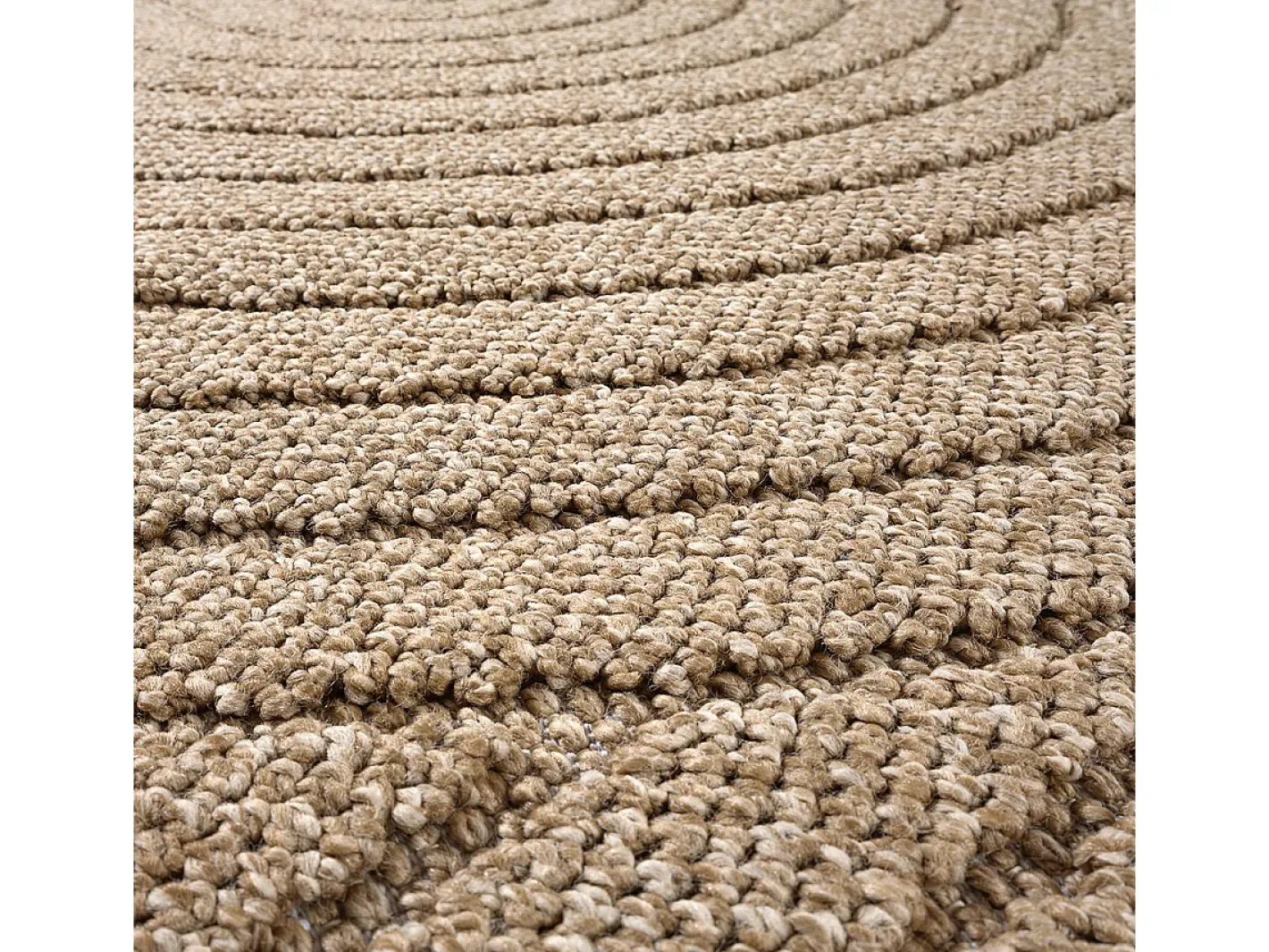 the carpet Alfombra Kos exterior moderna arcos, Naturaleza, 120 x 160 cm Beige