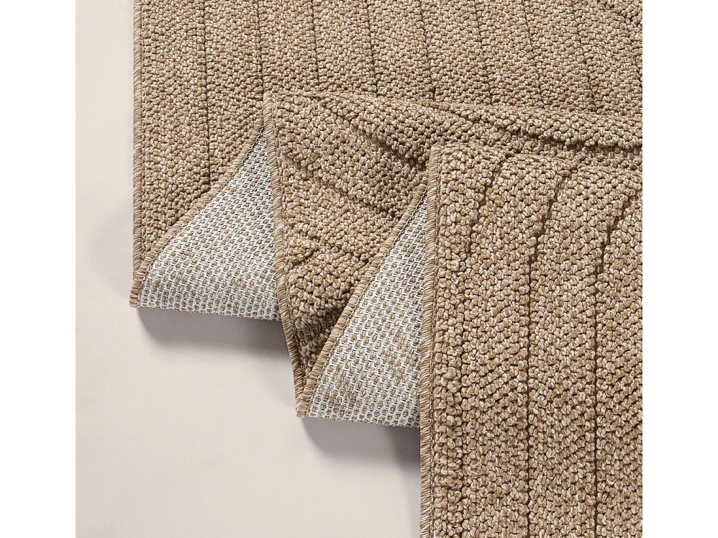 the carpet Alfombra Kos exterior moderna arcos, Naturaleza, 120 x 160 cm Beige