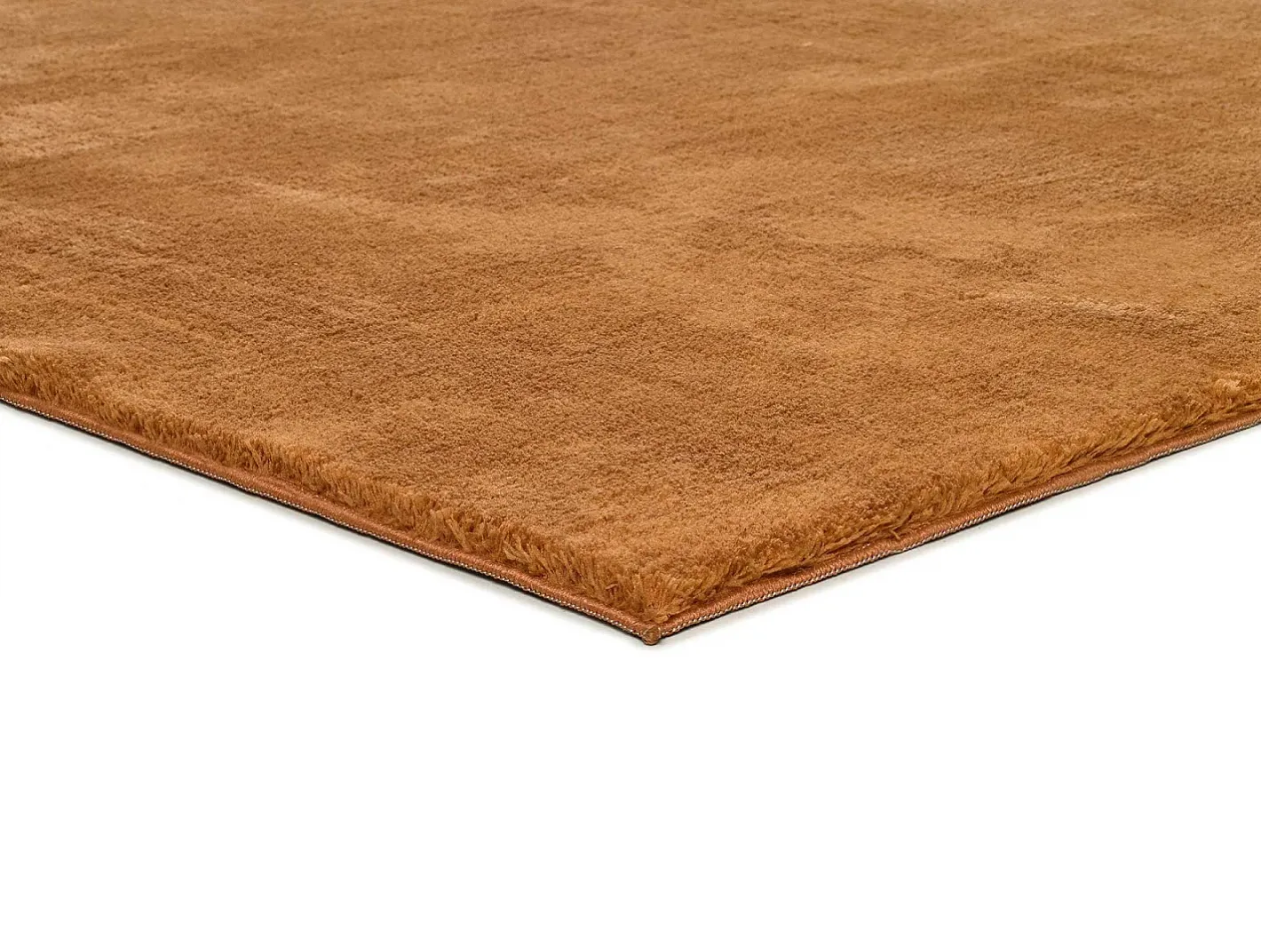Online Alfombra lavable antideslizante - liso - cobre - 200 x 290 cm - LOFT Terracota