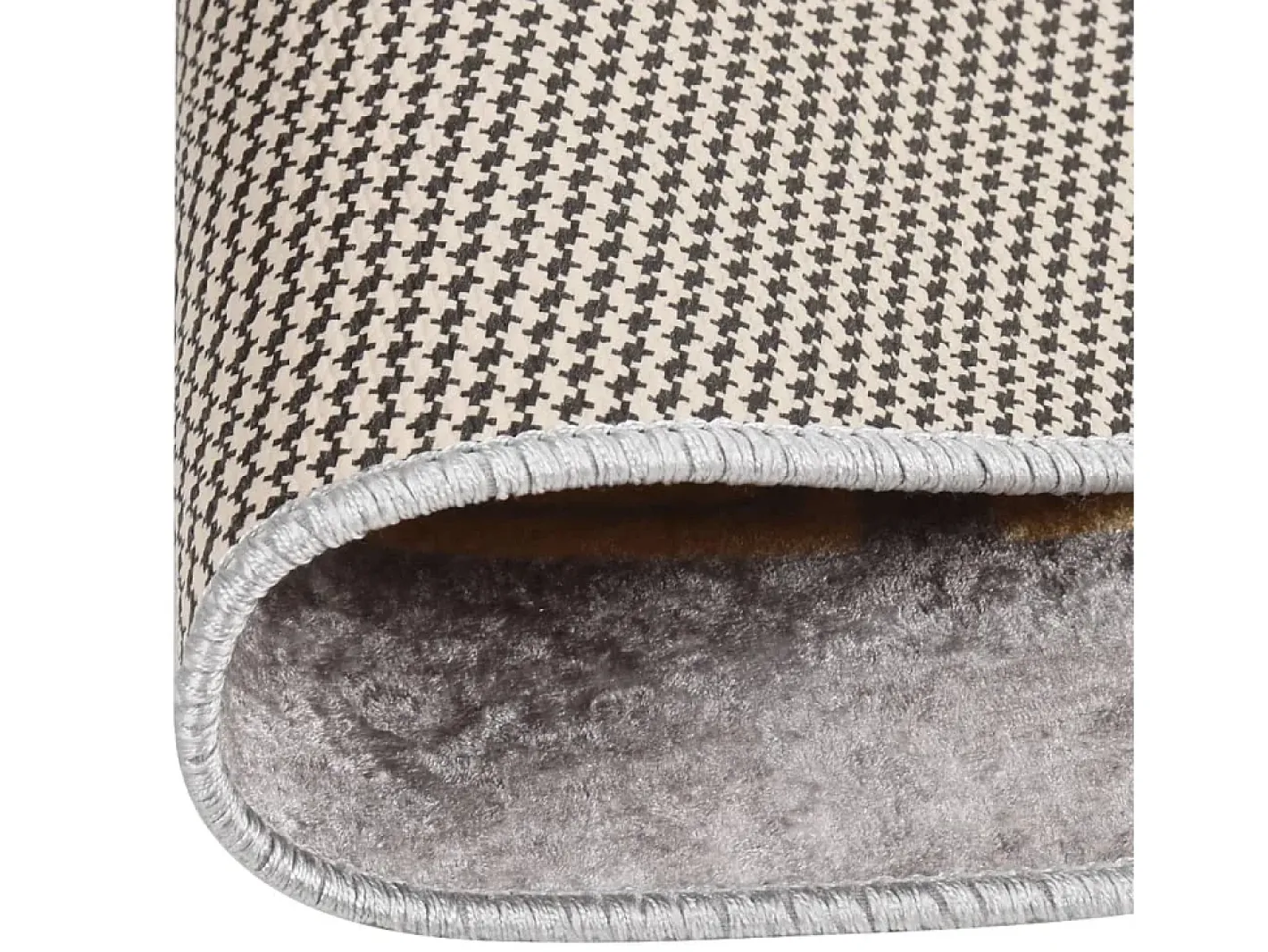 Outlet Clicnbuy Alfombra lavable antideslizante f120 cm Gris