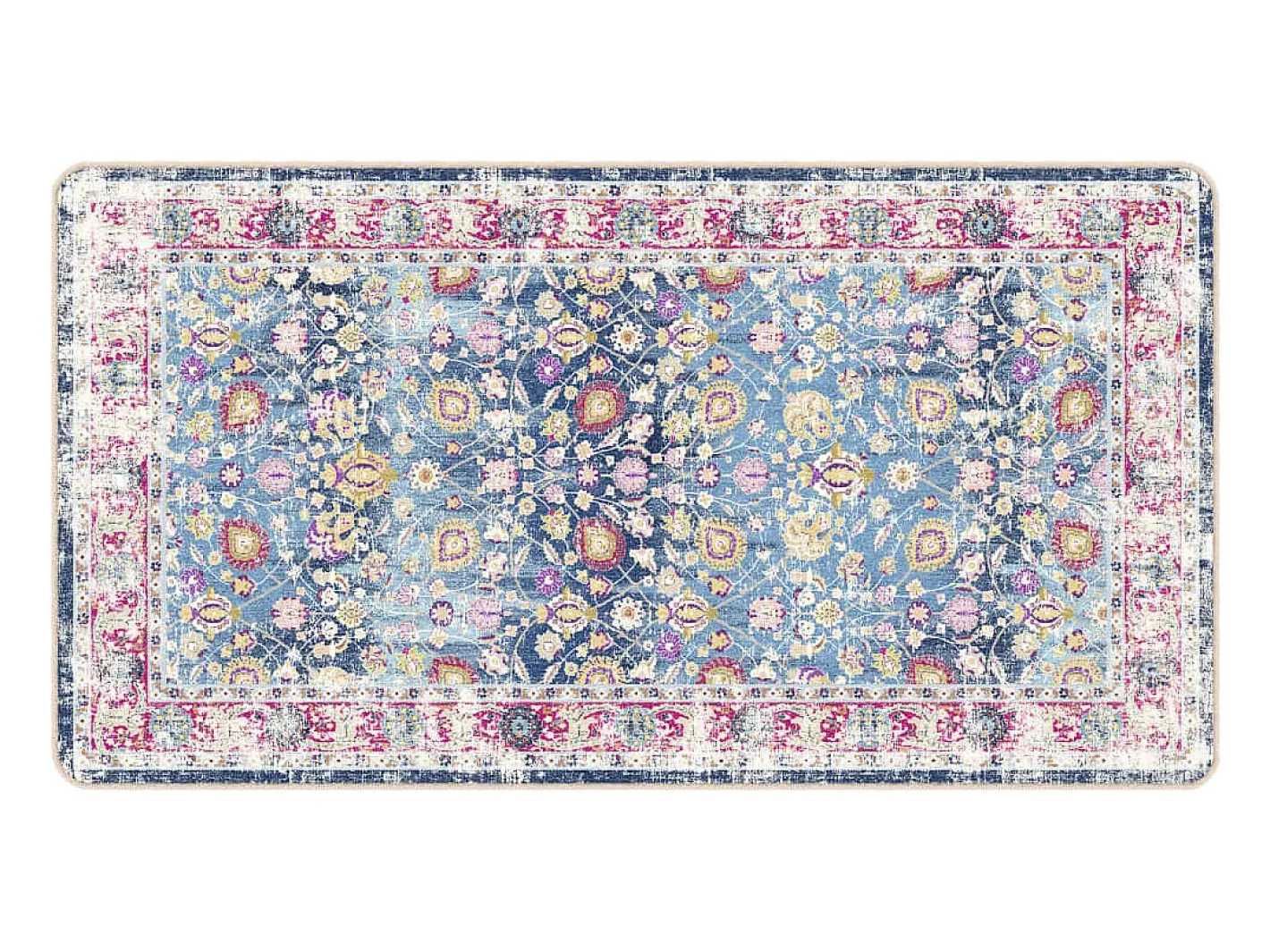 Clearance Clicnbuy Alfombra lavable antideslizante 80x150 cm Multicolor