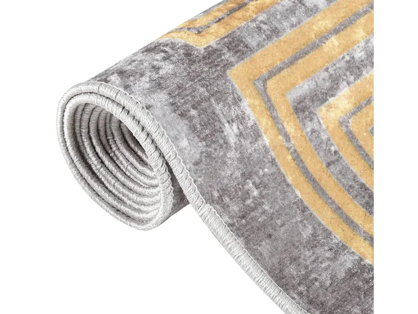 Clicnbuy Alfombra De Salón-Alfombra lavable antideslizante 190x300 cm Gris