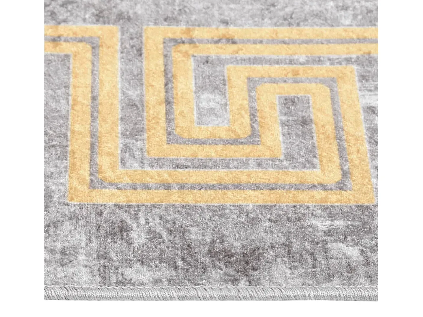 Clicnbuy Alfombra De Salón-Alfombra lavable antideslizante 190x300 cm Gris