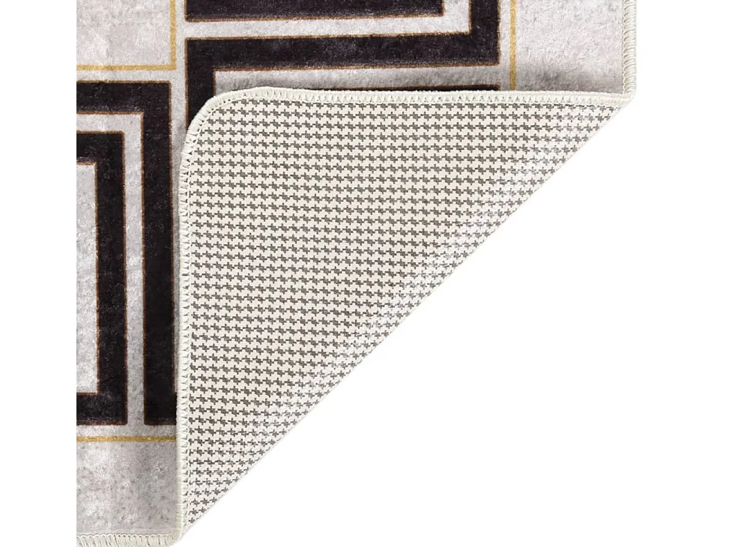 Clicnbuy Alfombra De Salón-Alfombra lavable antideslizante claro 120x180 cm Beige
