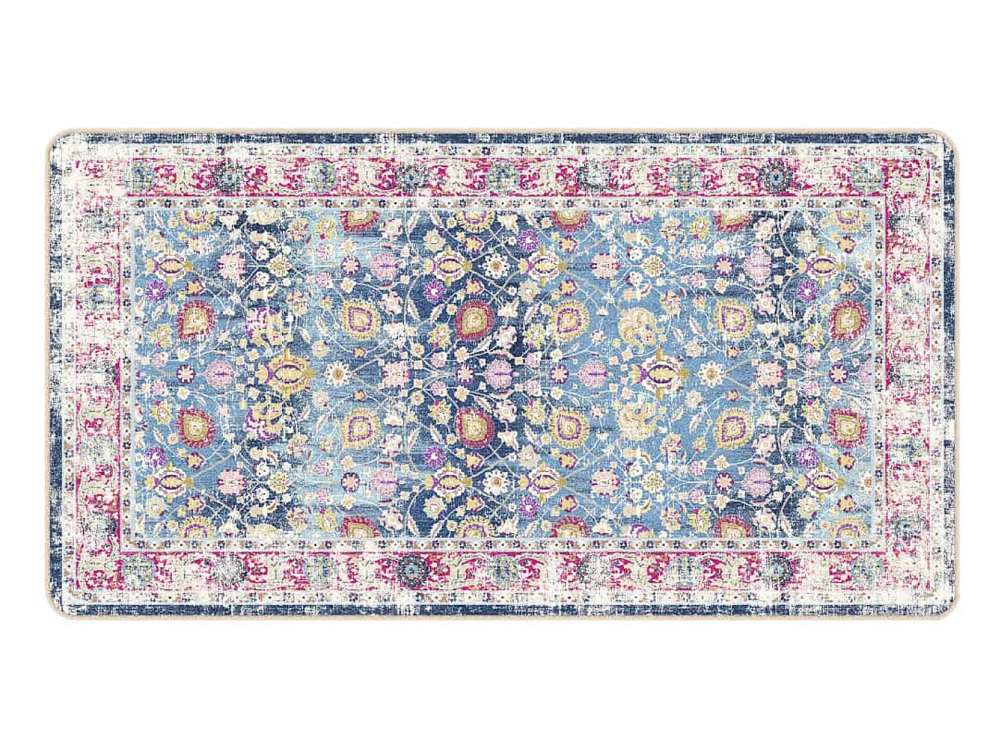 Best Alfombra lavable antideslizante 80x150 cm ES40892 Multicolor