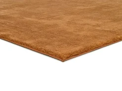 Alfombra lavable antideslizante - liso - cobre - 140 x 200 cm - LOFT Terracota Hot
