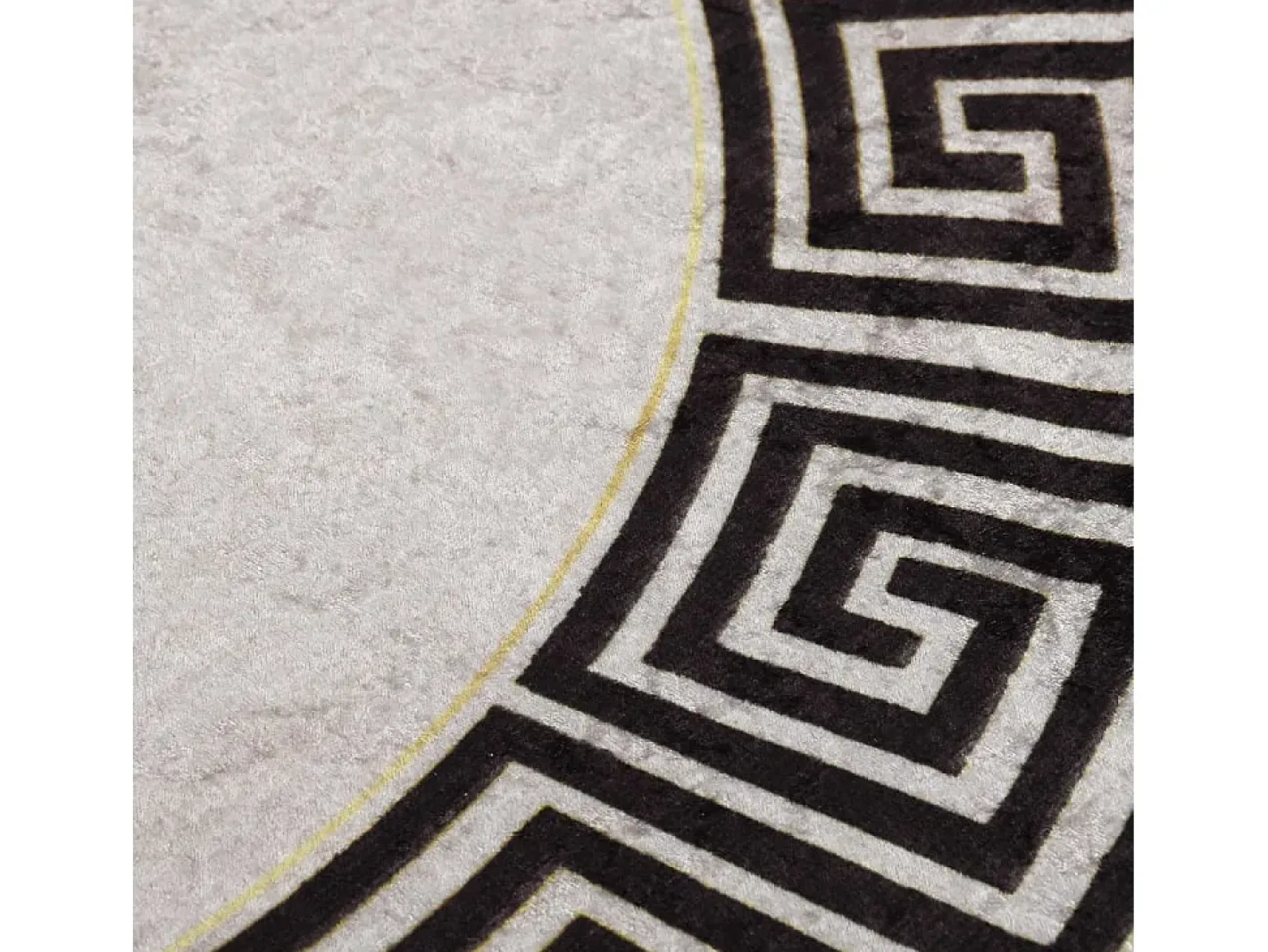 Clicnbuy Alfombra lavable antideslizante claro f120 cm Beige Outlet
