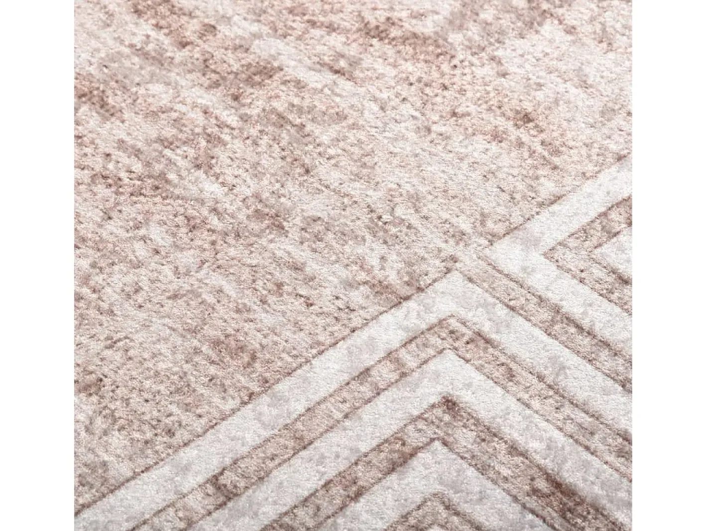 Outlet Alfombra lavable antideslizante 80x150 cm ES33766 Beige