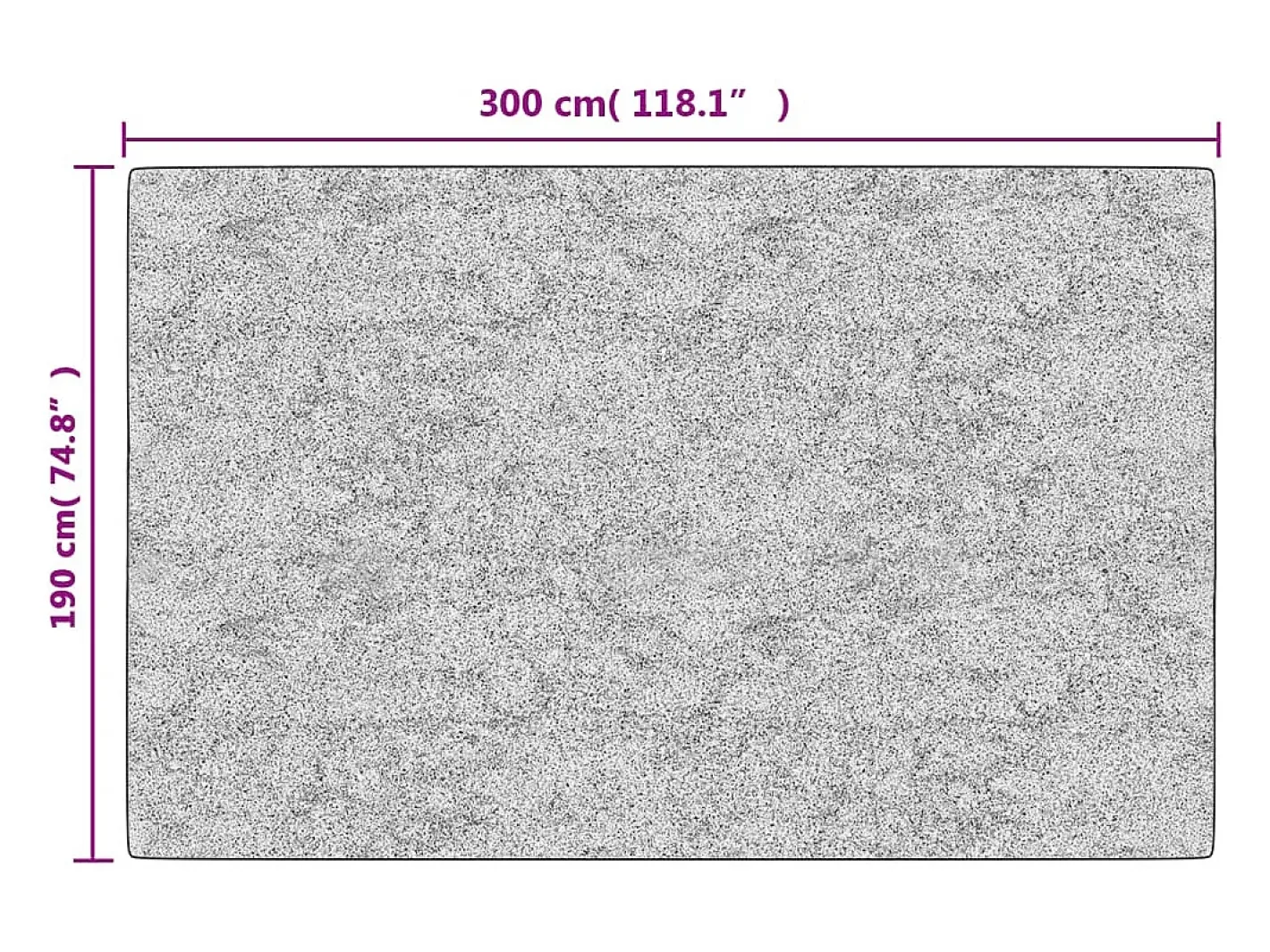 Hot Clicnbuy Alfombra lavable antideslizante 190x300 cm Multicolor