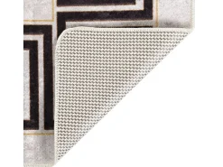 Best Alfombra lavable antideslizante claro 120x180 cm ES53972 Beige