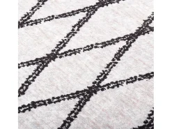 Alfombra lavable antideslizante negro y blanco 120x180 cm ES18878 Multicolor Clearance