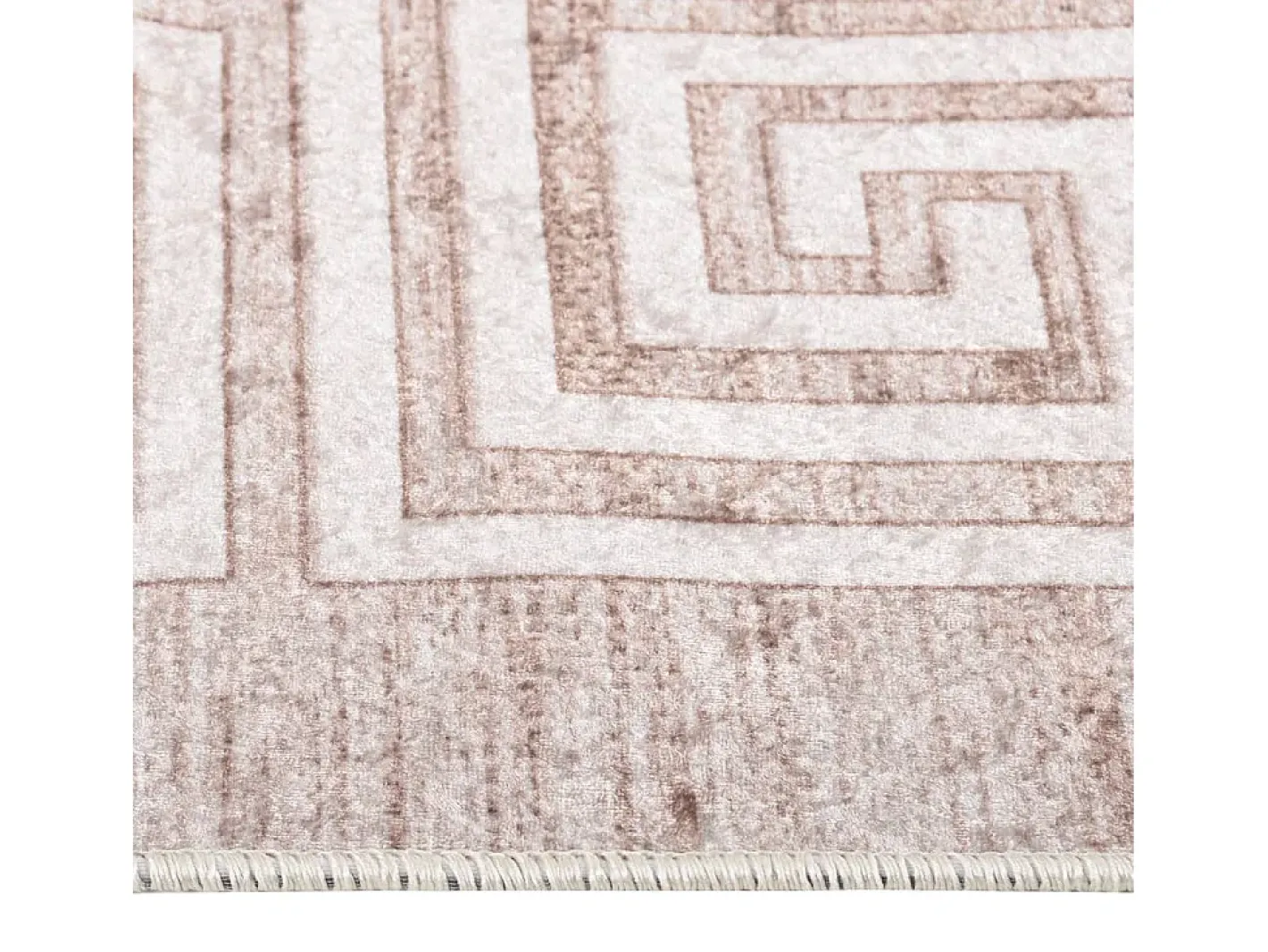 Clicnbuy Alfombra De Salón-Alfombra lavable antideslizante 80x150 cm Beige