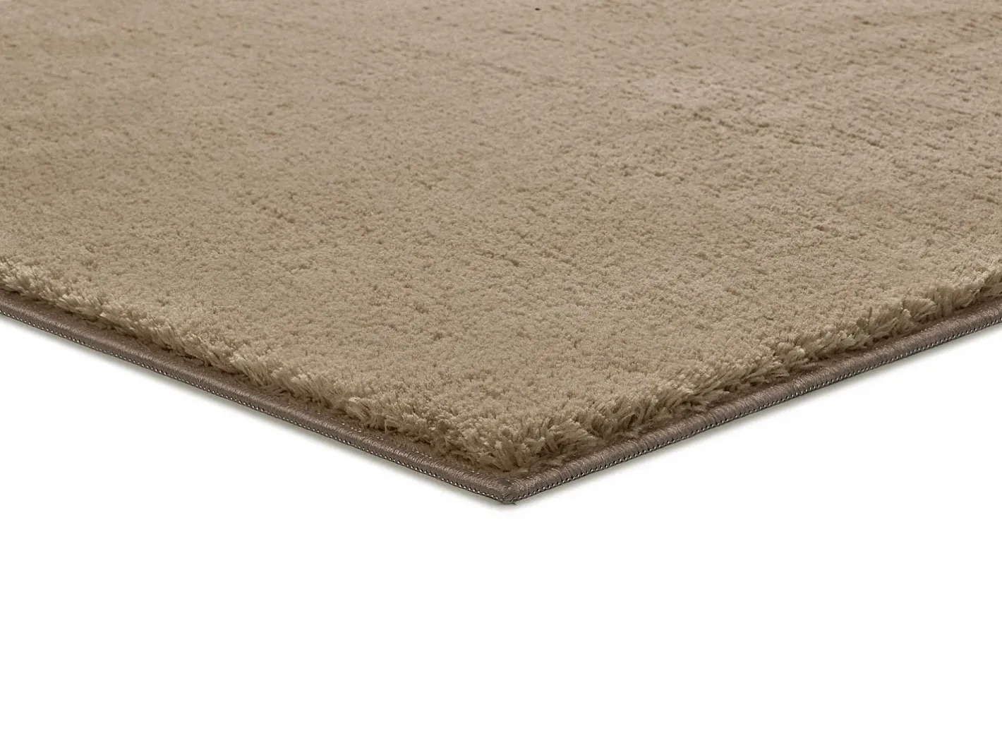 Alfombra lavable antideslizante - liso - - 140 x 200 cm - LOFT Beige Best