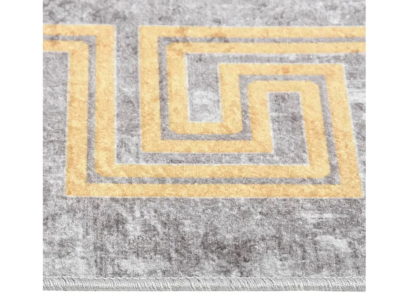 Clicnbuy Alfombra De Salón-Alfombra lavable antideslizante 120x180 cm Gris