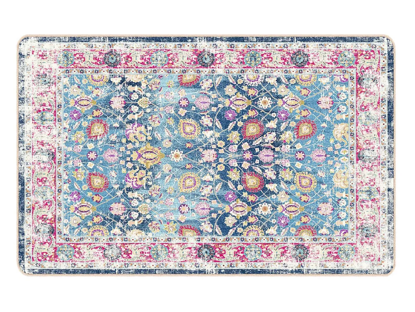 Clearance Alfombra lavable antideslizante 190x300 cm ES45932 Multicolor