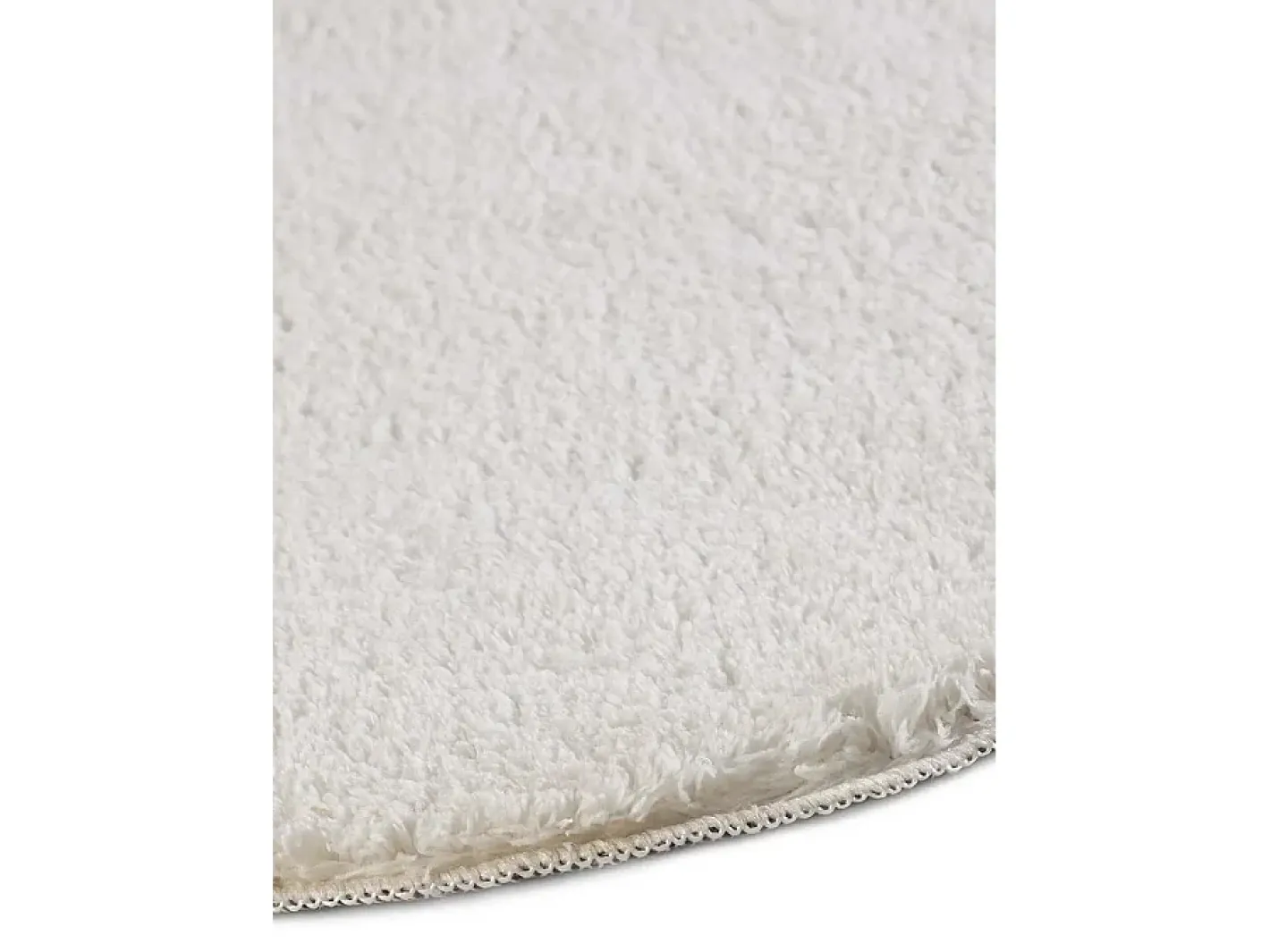 Alfombra De Salón-Alfombra lavable antideslizante - liso - - 120 x 170 cm - MELLOW Blanco