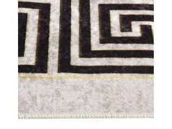 New Clicnbuy Alfombra lavable antideslizante claro 80x300 cm Beige