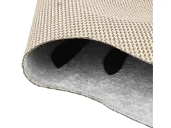 Outlet Alfombra lavable antideslizante cebra blanco y negro 120x170 cm ES78036 Multicolor