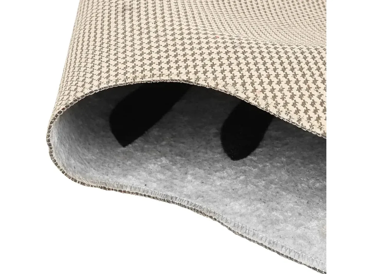 Outlet Alfombra lavable antideslizante cebra blanco y negro 120x170 cm ES78036 Multicolor