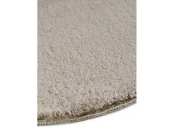 Clearance Alfombra lavable antideslizante - liso - piedra - 120 x 170 cm - MELLOW Topo