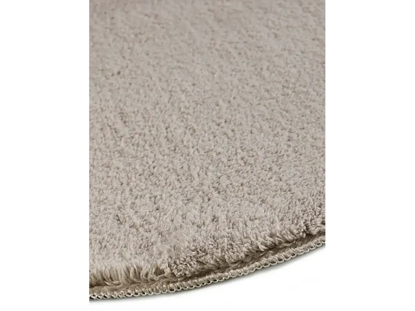 Clearance Alfombra lavable antideslizante - liso - piedra - 120 x 170 cm - MELLOW Topo