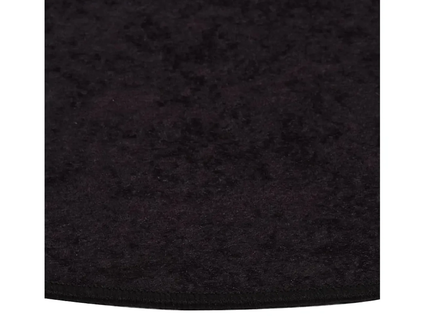 Clicnbuy Alfombra lavable antideslizante Ø 200 cm Gris antracita