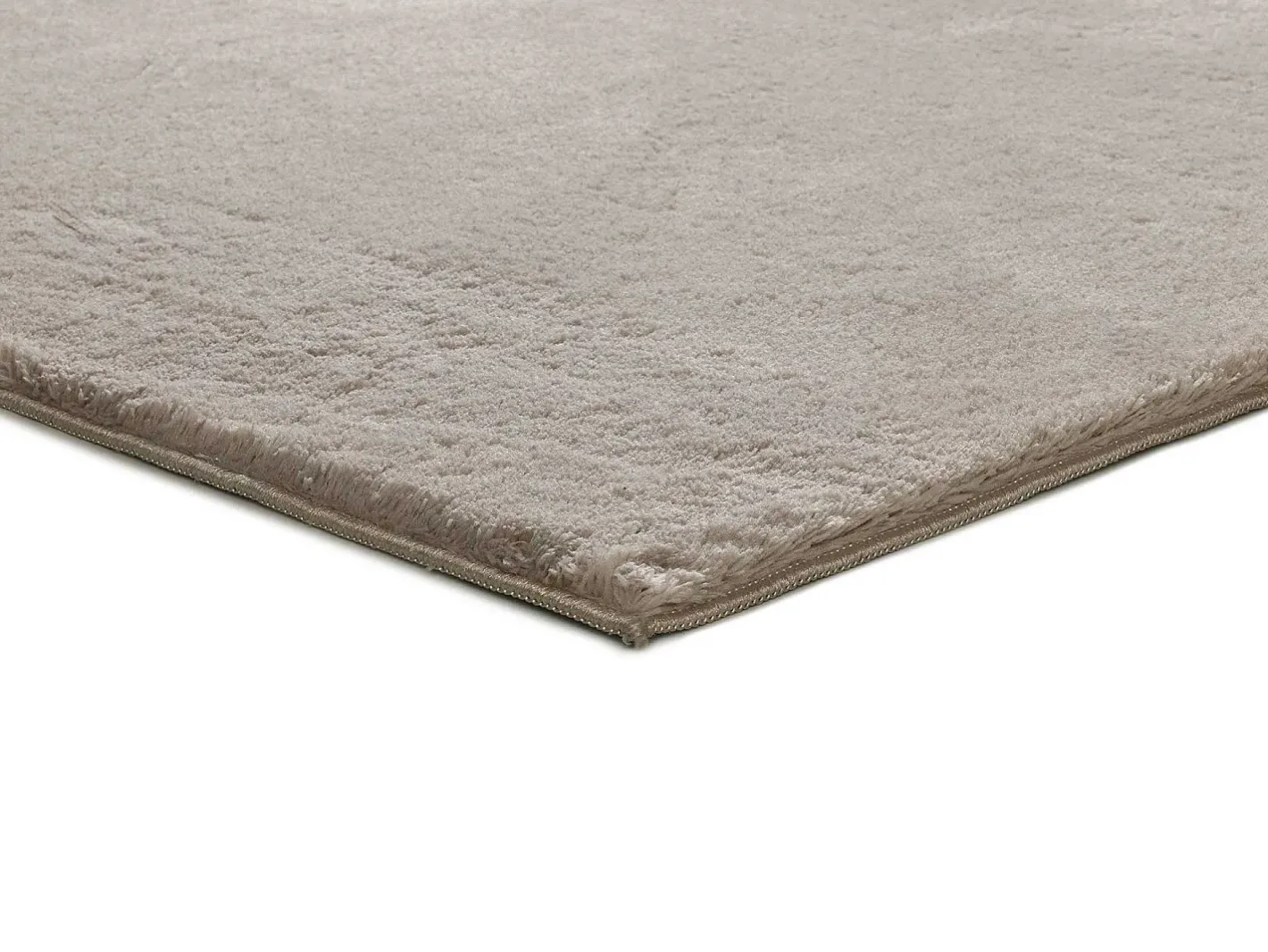 Online Alfombra lavable antideslizante - liso - piedra - 120 x 170 cm - LOFT Topo
