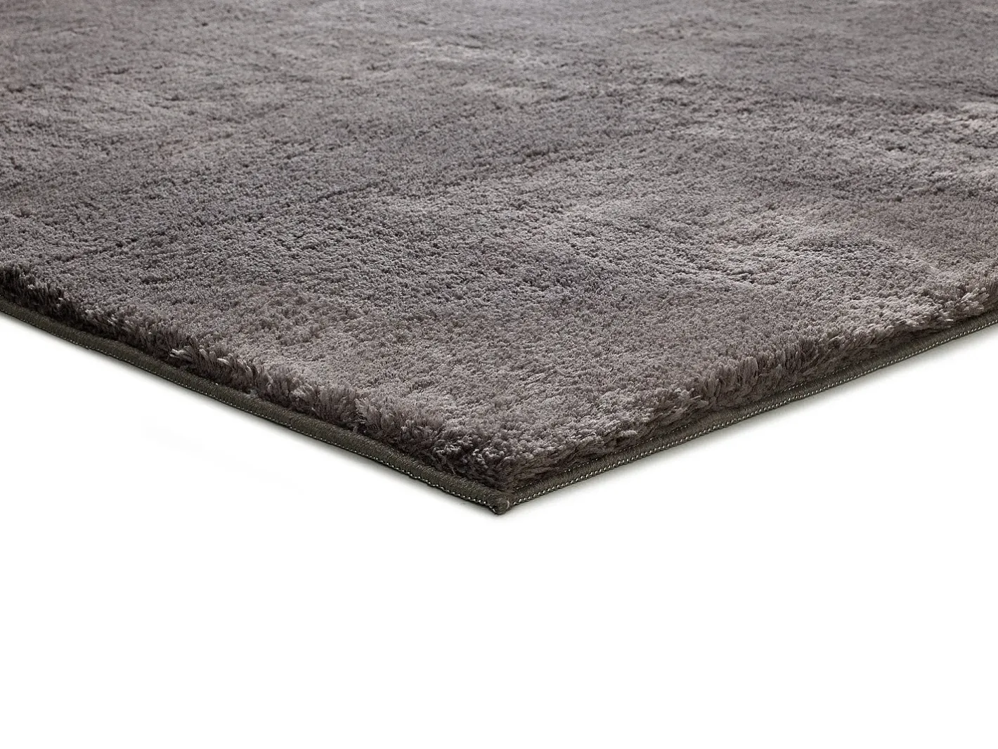 Alfombra lavable antideslizante - liso - antracita - 60 x 120 cm - LOFT Gris antracita Online