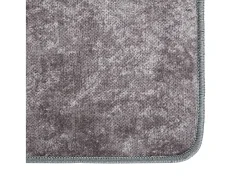 Clicnbuy Alfombra lavable antideslizante 80x150 cm Gris Discount