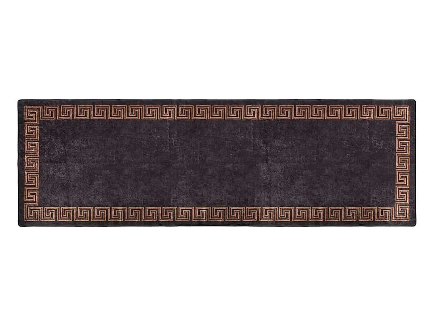 Alfombra lavable antideslizante 80x300 cm y dorado Negro Sale