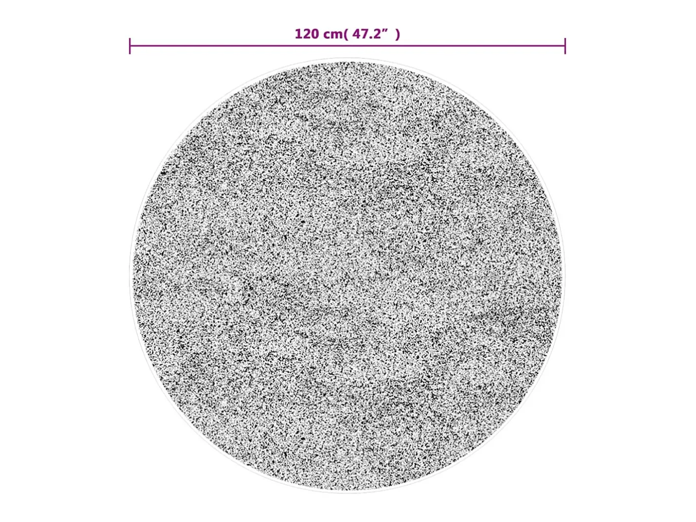 Clicnbuy Alfombra lavable antideslizante Ø 120 cm Multicolor Sale