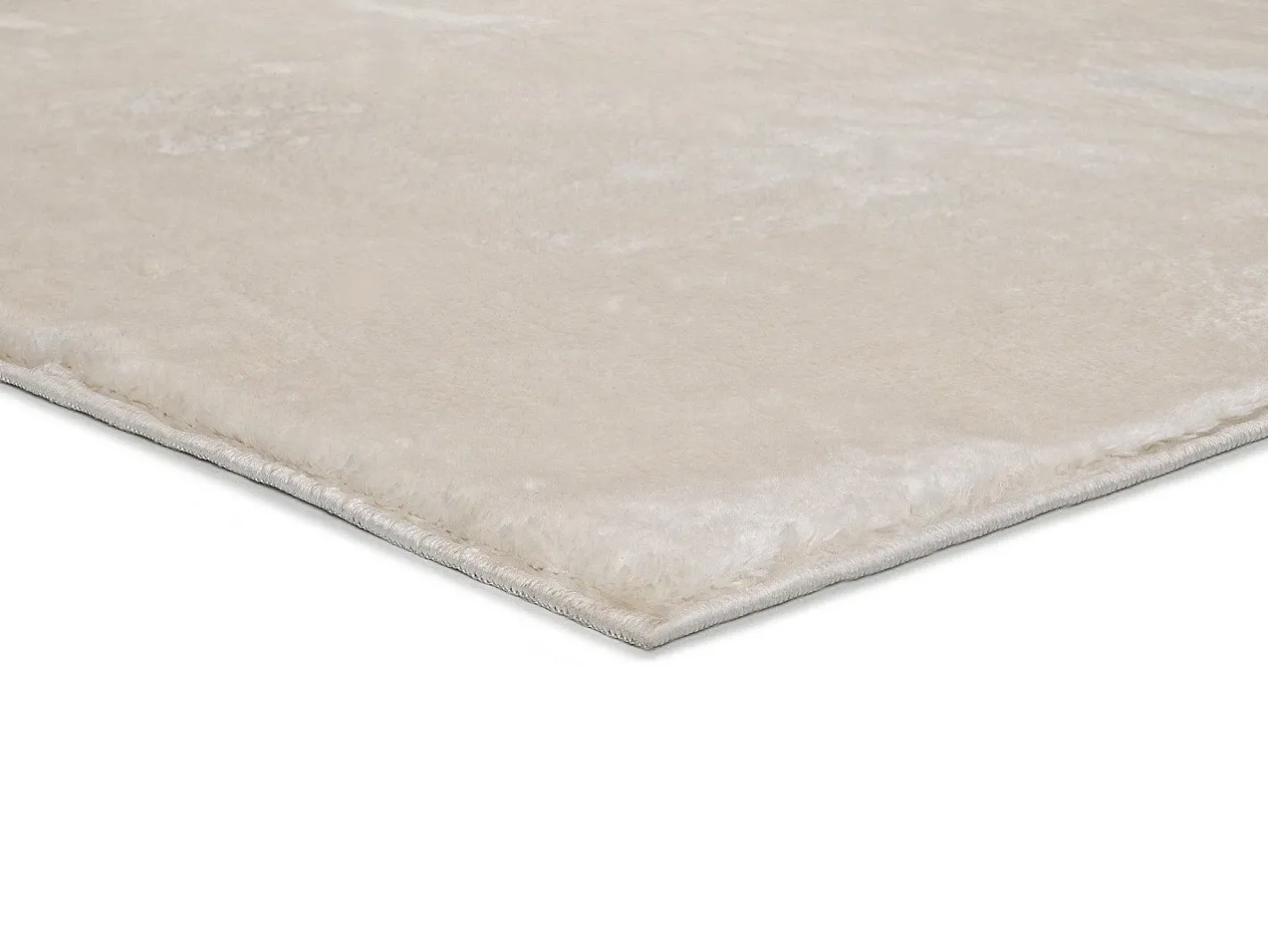 Outlet Alfombra lavable antideslizante - liso - - 80 x 150 cm - LOFT Blanco