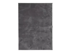 Sale Alfombra lavable de pelo corto suave HUARTE antracita 120x170 cm Gris