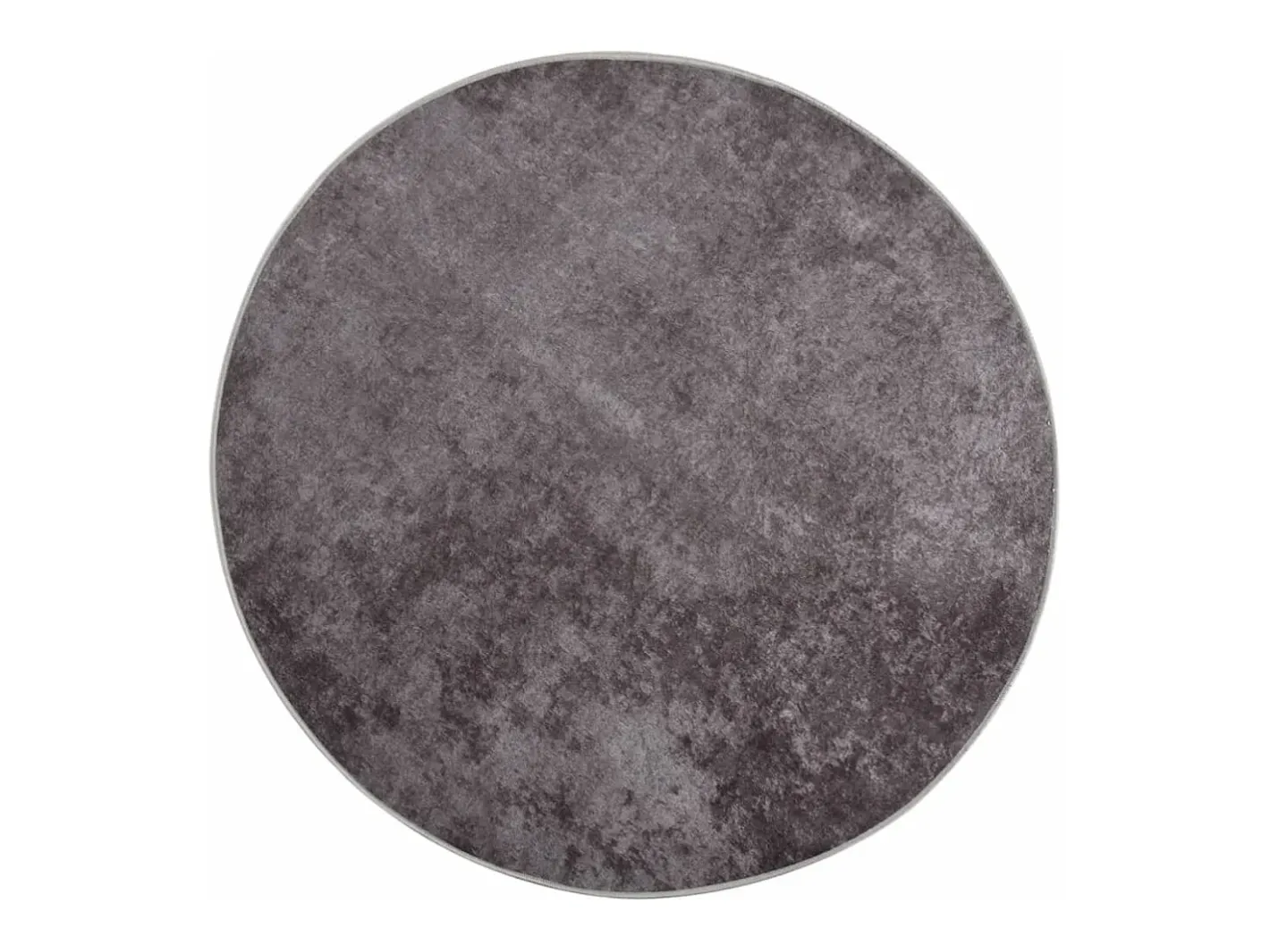Sale Alfombra lavable Ø 200 cm antideslizante Gris