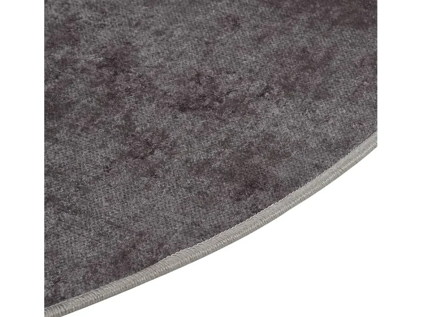 Sale Alfombra lavable Ø 200 cm antideslizante Gris
