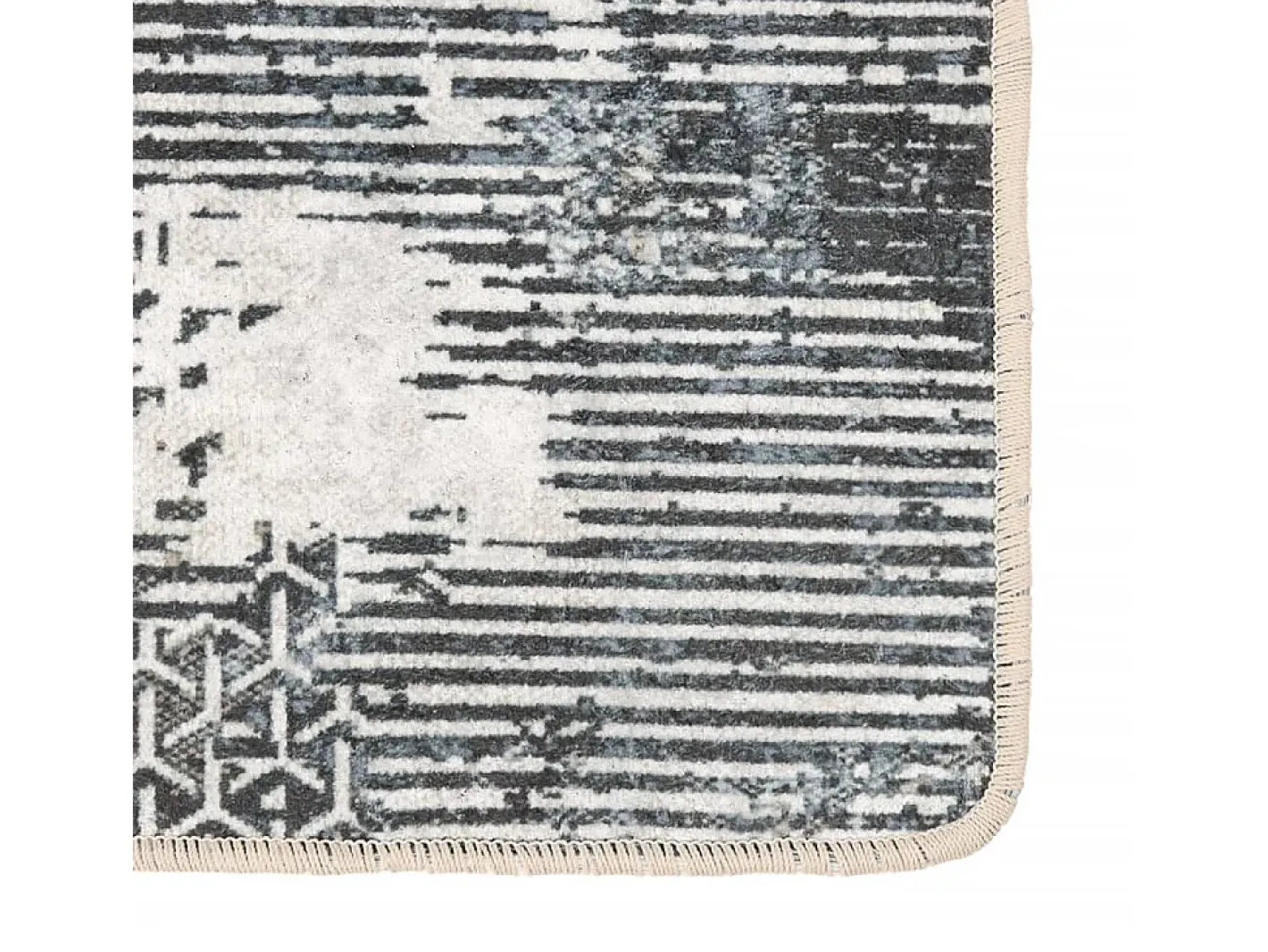Alfombra lavable multicolor 80x300 cm antideslizante Gris Clearance