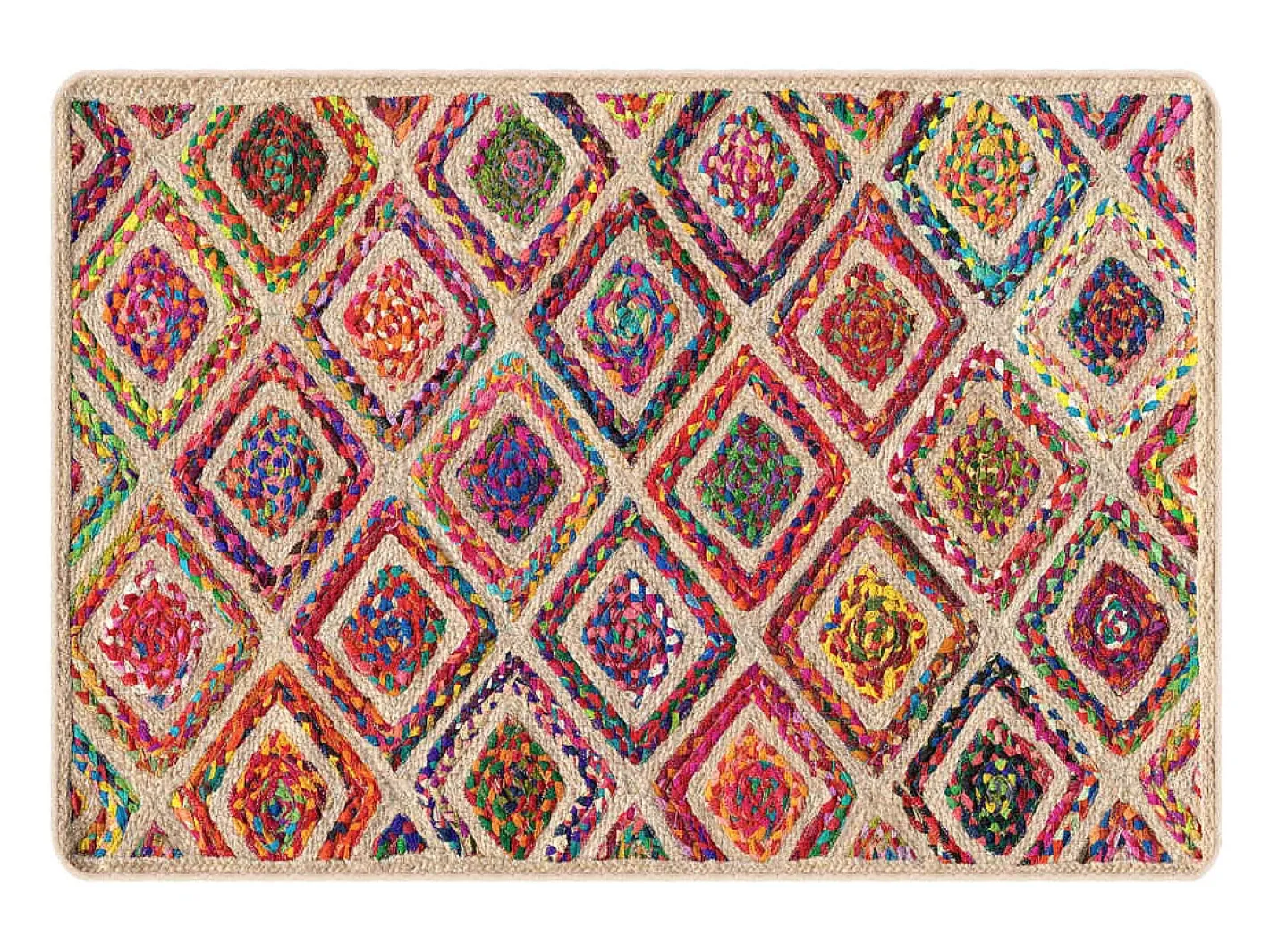 Alfombra lavable 120x180 cm antideslizante Multicolor Online