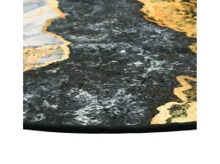 Alfombra lavable Ø 120 cm antideslizante Multicolor Discount