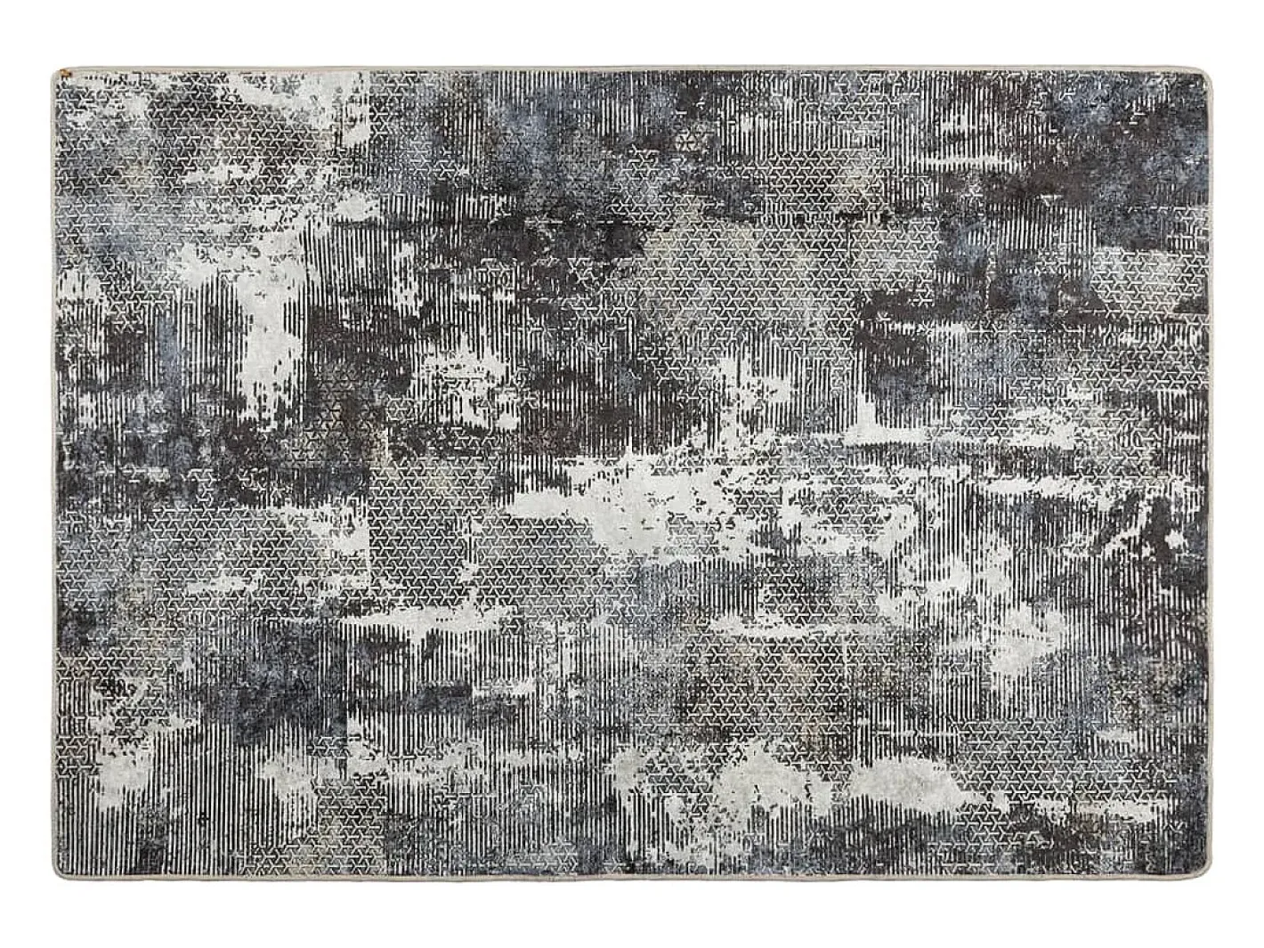 Alfombra lavable multicolor 80x150 cm antideslizante Gris Online