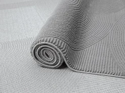 the carpet Alfombra De Salón-Alfombra Lima diseño salón estilo moderno arco, , 80 x 150 cm Gris