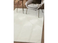 the carpet Alfombra Lima diseño salón estilo moderno arco, , 160 x 230 cm Crema Sale