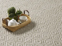 the carpet Alfombra De Exterior-Alfombra Maldive Exterior Boho Diamante, Marrón, 120 x 170 cm Marru00f3n